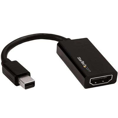 Mini DisplayPort to HDMI Adapter - Active mDP 1.4 to HDMI 2.0 Video Converter - 4K 60Hz - Mini DP or Thunderbolt 1/2 Mac/PC to HDMI Monitor/TV/Display - mDP to HDMI Dongle
