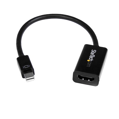 Mini DisplayPort to HDMI Adapter - Active mDP to HDMI Video Converter - 4K  30Hz - Mini DP or Thunderbolt 1/2 Mac/PC to HDMI Monitor/TV/Display - mDP  
