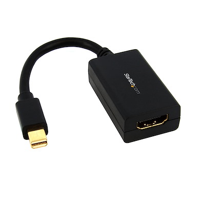 Mini DisplayPort till HDMI-adapter - mDP till HDMI videokonverterare - 1080p - Mini DP eller Thunderbolt 1/2 Mac/PC till HDMI-skärm/monitor/TV - Passiv mDP 1.2 till HDMI adapterdongel