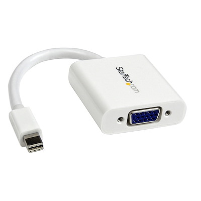 CONNECT Mini DisplayPort 1.2 to VGA Active Converter White
