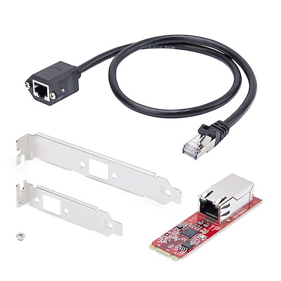 M.2 PCIe network card featuring the Intel® I225-V-chip, offering