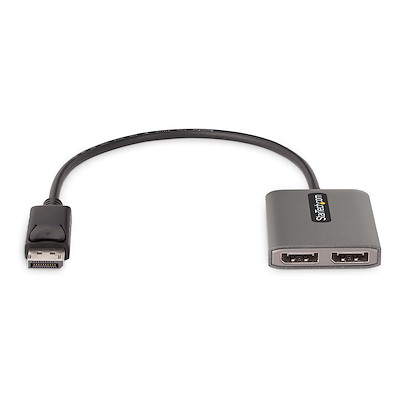 2-Port DisplayPort MST Hub, Dual 4K 60Hz, USB Powered