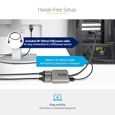 ☆ 4K60Hz デュアル モニター 拡張 MST displayPort MSTハブ／DisplayPort 1.4接続／トリプルモニター／4K60Hz HDMI