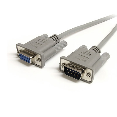 Electronics 25ft AT Modem DB9F/DB25M Molded Cable 