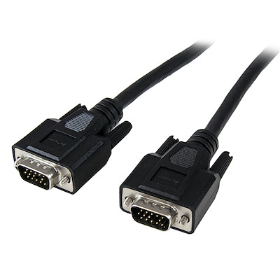 50 ft 15m Plenum-Rated Coax High Resolution Monitor / Projector VGA Cable - HD15 to HD15 M/M