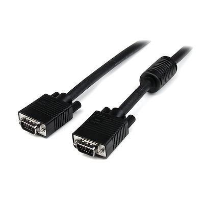 15 ft Coax High Resolution Monitor VGA Cable - HD15 M/M