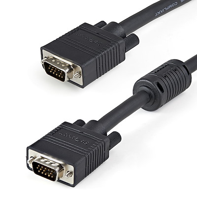 Cable Length: 3m Computer Cables CAA-USB Cable HD15 Pin to HD 15 Pin VGA Cable 3 Meters Black 