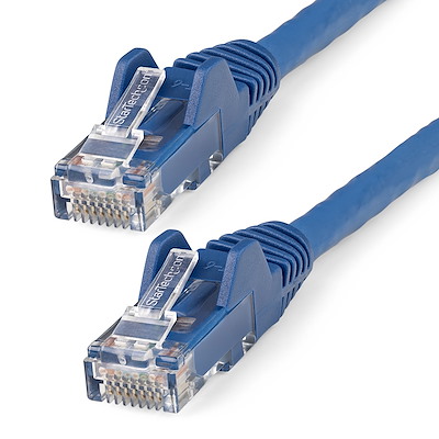 5m CAT6 Ethernet Cable - LSZH (Low Smoke Zero Halogen) - 10 Gigabit 650MHz 100W PoE RJ45 10GbE UTP Network Patch Cord Snagless with Strain Relief - Blue, CAT 6, ETL Verified, 24AWG
