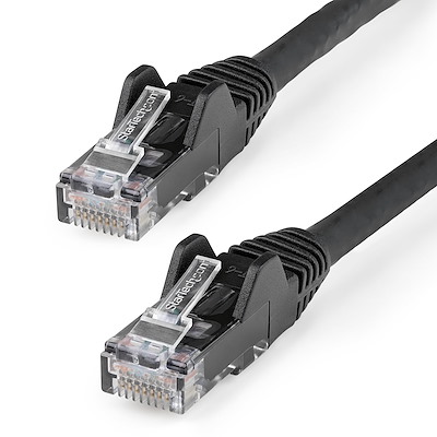 30ft CAT6 Ethernet Cable Black 100W PoE (N6PATCH30BK) - Cat 6 Cables