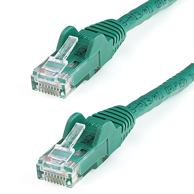 Cavo di rete CAT 6 - Cavo Patch Ethernet RJ45 UTP verde da 3m antigroviglio