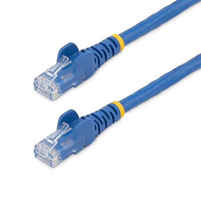 CAT6 Snagless Patch Cord UTP Network Ethernet Cable Blue - 3 Pack 15 FT 