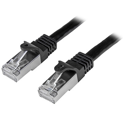 Câble Réseau Ethernet RJ45 Cat6a SFTP Noir - 1,5m -  France