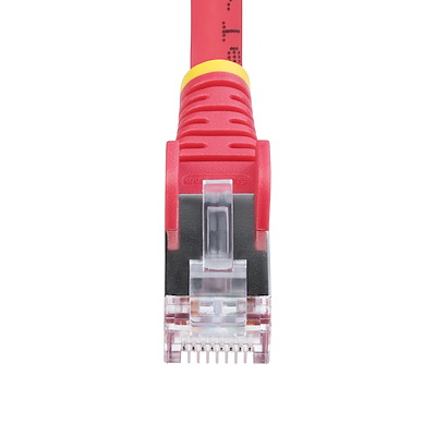 50cm CAT6a Ethernet Kabel, Zwart, Low Smoke Zero Halogen Lszh 10gbe 500mhz 100w Poe Snagless Rj 45 S Ftp Netwerk Patch Kabel Met Trekontlasting Fluke Tested Etl