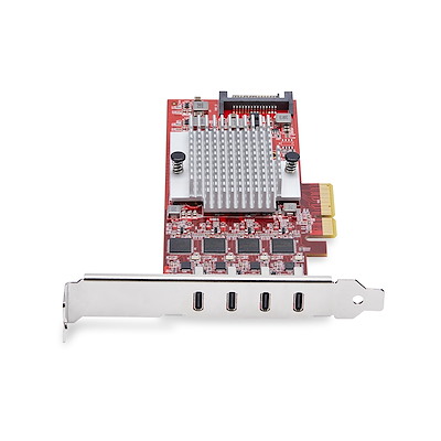 PCI Express拡張カード／PCIe 3.0 x4／4ポート USB Type-C 3.2 Gen 2