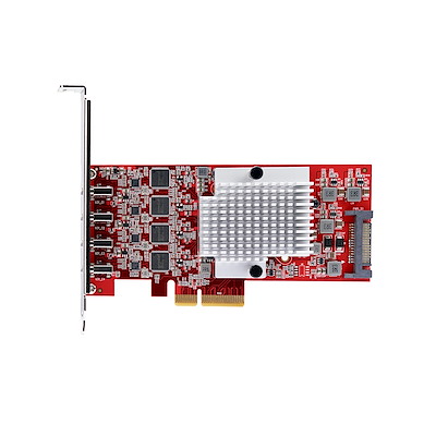 PCI Express拡張カード／PCIe 3.0 x4／4ポート USB Type-C 3.2 Gen 2