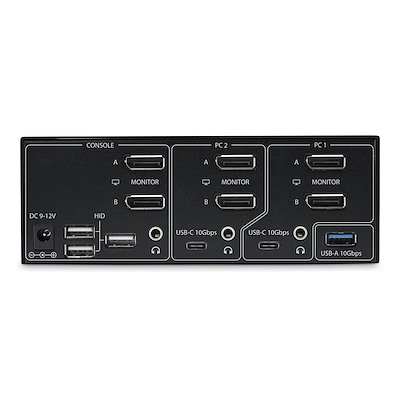 2-Port Dual-Monitor DisplayPort KVM Switch, 8K 60Hz / 4K