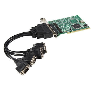 4 Port PCI RS232 Serial Adapter Card with 16550 UART