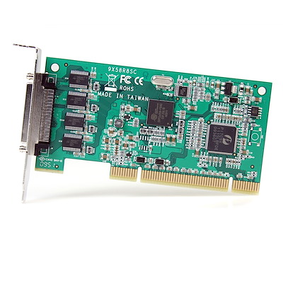 8 Port Low Profile RS232 PCI Serial Card with 16950 UART