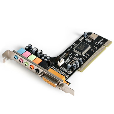 5 Channel LP PCI Sound Adapter Card - Tarjetas de Sonido y