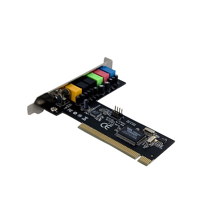 StarTech.com Carte son PCI Express 7.1 canaux pour son surround - 24 bit  192 KHz - Carte audio PCIe avec ports SPDIF et Mini-Jack 3,5 mm - carte son  (PEXSOUND7CH)