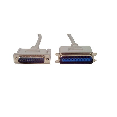 20 ft DB25 to Centronics 36 Parallel Printer Cable - M/M
