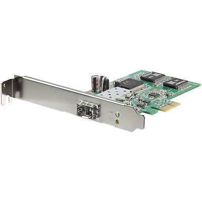 PCI Express Gigabit Ethernet Fiber Network Card w/ Open SFP - PCIe SFP Network Card Adapter NIC