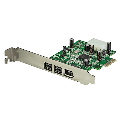 3 Port 2b 1a 1394 PCI Express FireWire Card Adapter