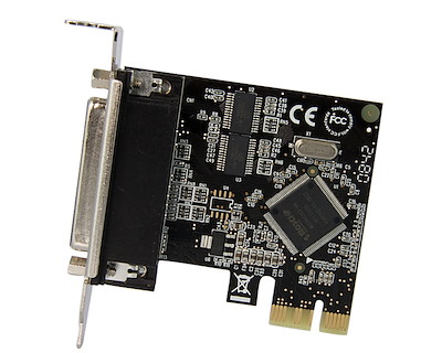 Add a parallel port and two RS-232 serial ports to your PC through