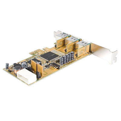 3 Port PCIe 12V PoweredUSB Adapter Card - Powered USB Cards