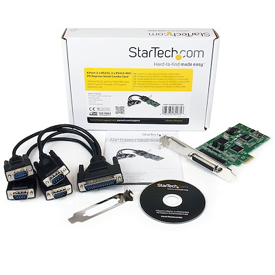 新品•未使用品】StarTech PCIe RS232 シリアル4ポート増設 StarTech