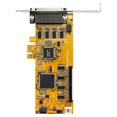デスクトップPCI Expressの拡張カードスロット2基に8口のRS232シリアル