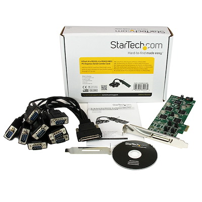 8 Port PCIe RS-232 422 485 Serial Card - StarTech.com