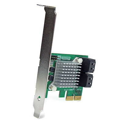 4 Port PCI Express 2.0 SATA III 6Gbps RAID Controller Card with HyperDuo  SSD Tiering