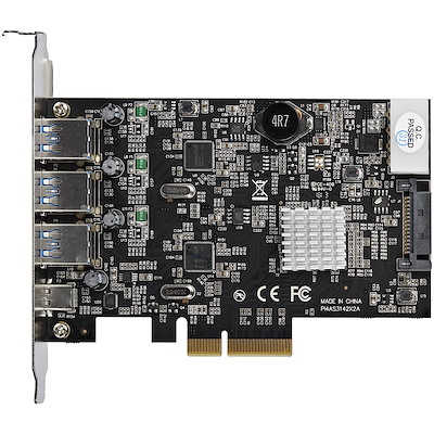 StarTech 4-Poorts PCIe USB 3.1 Gen 2 Kaart - 2x USB-C & 2x USB-A Voor 10Gbps Supersnelle Overdracht