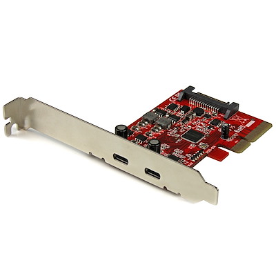 2-Port USB 3.1 (10Gbps) Card - 2x USB-C - PCIe
