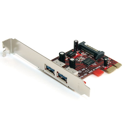 2 Port SuperSpeed USB 3.0 PCI Express Card with UASP - SATA Power