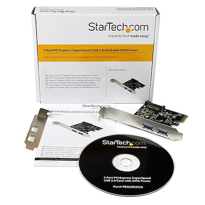 2 Port PCI Express PCIe SuperSpeed (5Gbps) USB 3.0