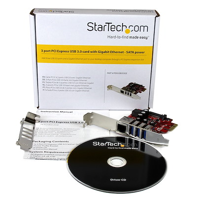 Amazon.com: StarTech.com 3 Port PCI Express USB 3.0 Card +