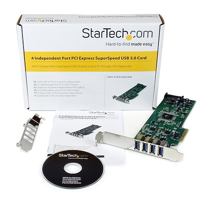 Carte reseau PCI Express 2 ports USB 3.0 PEXUSB3S23 StarTech.com