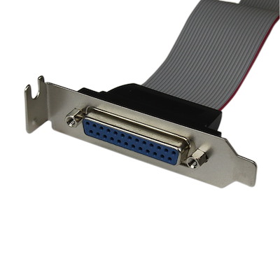 LPT1 parallel port printer I/O adapter DB25 to IDC 26Pin header slot plate EC