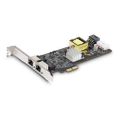 2-Port 2.5Gbps NBASE-T PoE Network Card, Dual Intel I225-V, 802.3