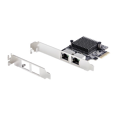 Add two 5 Gbps Ethernet Ports to a PCI Express-enabled computer