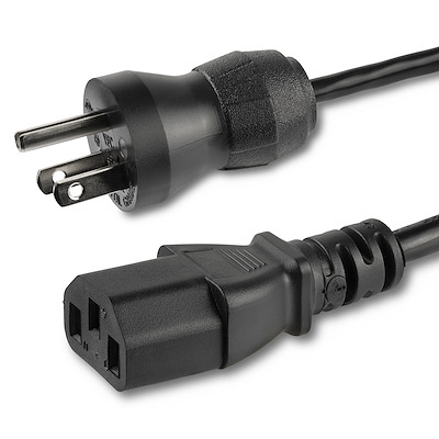Monoprice 6ft 18AWG Power Cord Cable w/ 3 Conductor PC Power Connector Socket NEMA 5-15P to IEC-320-C13 10A