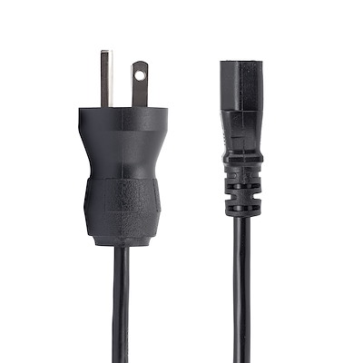 15ft/4.5m Hospital Grade Power Cord, 18AWG, NEMA 5-15P - C13