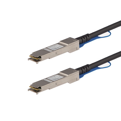 MSA Uncoded Compatible 0.5m 40G QSFP+ to QSFP+ Direct Attach Breakout Cable Twinax - 40 GbE QSFP+ Copper DAC 40 Gbps Low Power Passive Transceiver Module DAC