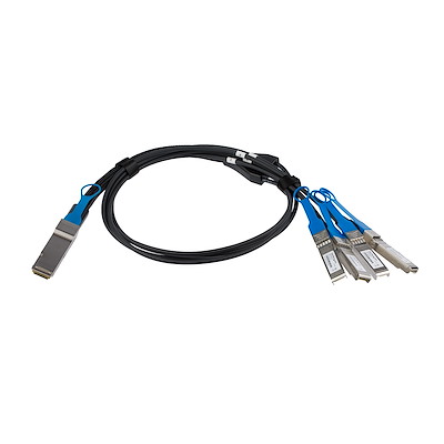 QSFP+ブレークアウトケーブル QSFP+ - 4x SFP+ 1m - SFPケーブル | StarTech.com 日本