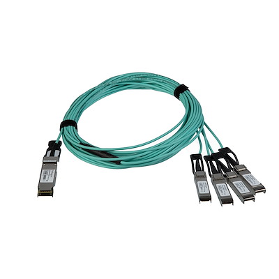 アクティブ光ケーブル Cisco QSFP-4X10G-AOC5M互換 5m - SFP