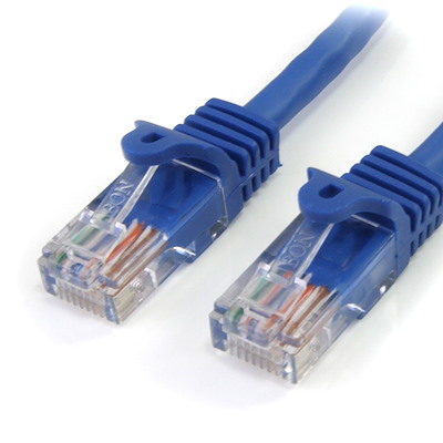 Selected Snagless Crossover Cat5e Patch Cable (UTP) - Blue