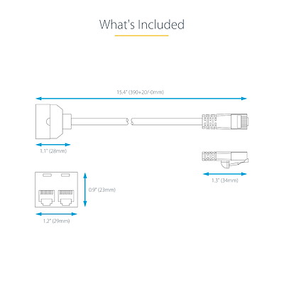 Rj45 Red Del Adaptador Del Divisor Del 1-1 Rj45 Hembra 1 a 2 – InTouch Perú