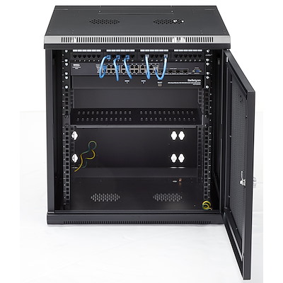 12U Wall Mount Network Rack Adj 12-20in - Server-Racks, Server Management